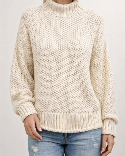 Women's Sweater Stripe Solid Color Basic Casual Long Sleeve Sweater Cardigans Turtleneck Fall Winter Navy Deep burgundy Khaki White Gray | JRSEE:d018cd6f-c6cc-41bd-b3ae-c3d377d7ad11