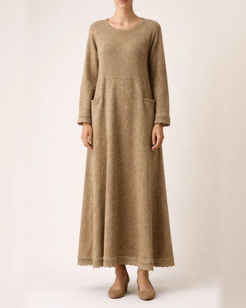 Women‘s Sweatshirt Dress Winter Dress Long Dress Maxi Dress Black Purple Army Green Light gray Dark Gray Red Long Sleeve Ruffle Pocket Winter Fall Turtleneck Stylish Casual Modern Fall Dress S M L XL | JRSEE:8925ad6c-89b2-46b4-b658-650711cfdd39