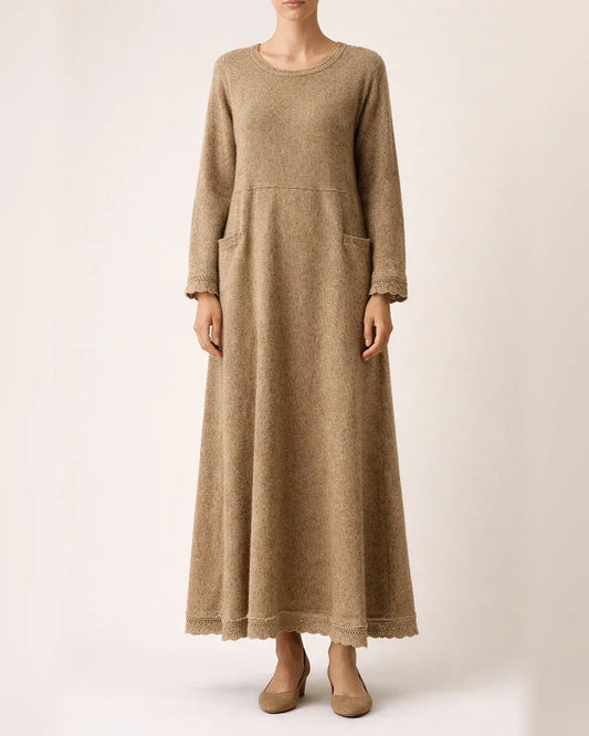 Women‘s Sweatshirt Dress Winter Dress Long Dress Maxi Dress Black Purple Army Green Light gray Dark Gray Red Long Sleeve Ruffle Pocket Winter Fall Turtleneck Stylish Casual Modern Fall Dress S M L XL | JRSEE:8925ad6c-89b2-46b4-b658-650711cfdd39