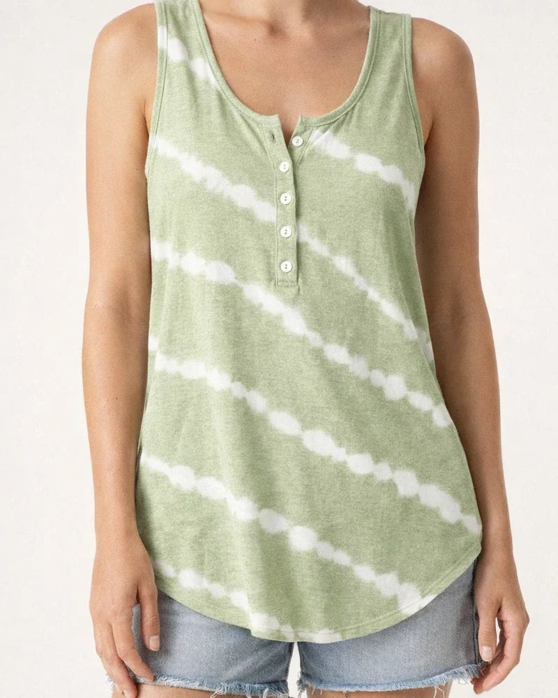 Women's T-shirt Summer Fashion Casual Striped Loose Printed Sleeveless Vest Top Women | JRSEE:e74aba31-8643-470a-aa9e-8ad87d3d8ea2