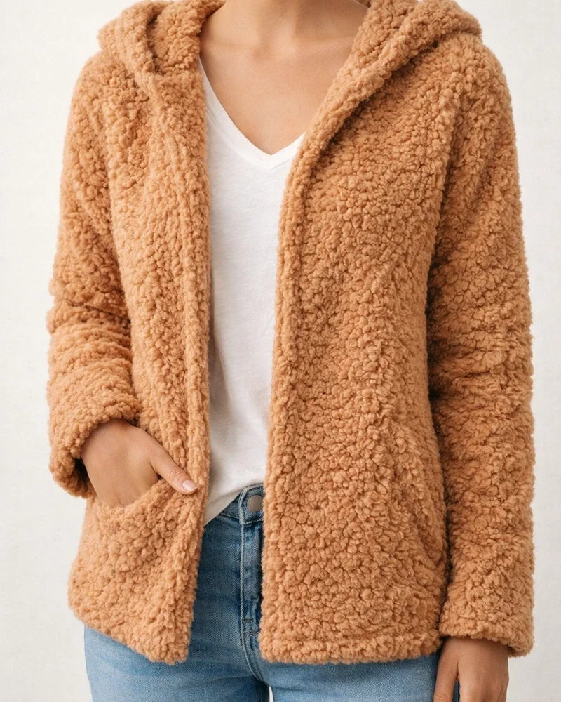 Women's Teddy Coat Sherpa jacket Fleece Jacket Regular Full Zip Coat Black Blue Purple Pink Army Green Chic & Modern Dailywear Fall Zipper Hoodie Loose S M L XL XXL 3XL / Casual / Windproof | JRSEE:7ce3e5d7-7aae-4045-9bb7-514e3b5d655d