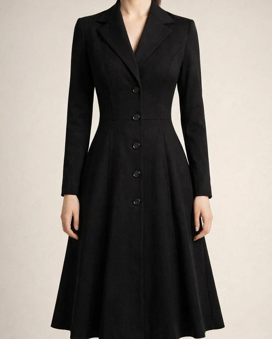Women's Trench Coat Coat Outdoor WorkWear Daily Wear Spring Fall Winter Regular Coat V Neck Slim Elegant & Luxurious Jacket Long Sleeve Solid Color Vintage Style White Black Purple | JRSEE:3a253048-2083-4cca-a13f-38f932e5a5a6