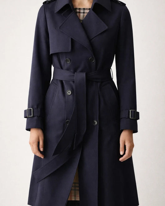 Women's Trench Coat Long Solid Color Patchwork Coat Black Blue Camel Beige Daily Fall Single Breasted Regular Fit S M L XL XXL 3XL | JRSEE:59afaff9-37bc-48c4-b00c-3b523927b8b5