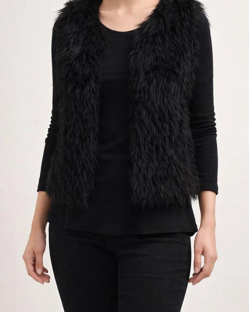 Women's Vest Wedding Daily Weekend Winter Regular Coat V Neck Regular Fit Jacket Sleeveless White Black Camel | JRSEE:adbab9c2-c35d-478a-b22e-394d748cec92