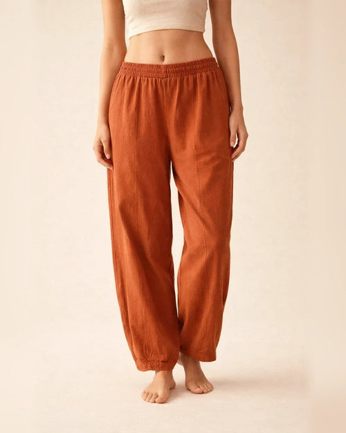 Women's Wide-Leg Pants Women's Casual Pants Casual Cotton Trousers | JRSEE:3b363693-77b3-4558-93d1-a574dae2a68b