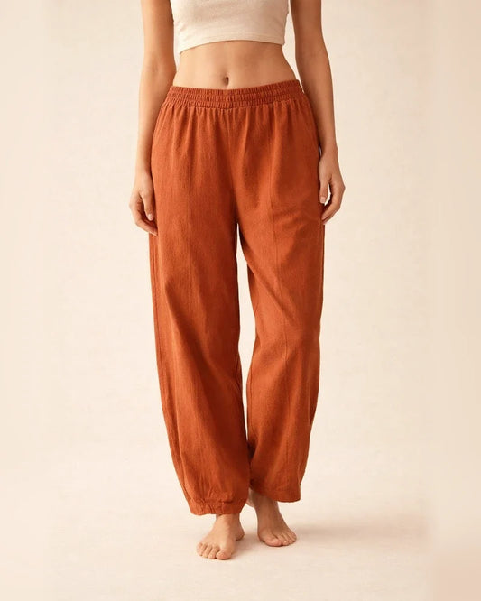 Women's Wide-Leg Pants Women's Casual Pants Casual Cotton Trousers | JRSEE:3b363693-77b3-4558-93d1-a574dae2a68b