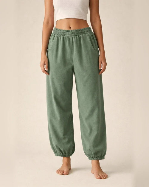 Women's Wide-Leg Pants Women's Casual Pants Casual Cotton Trousers | JRSEE:ab0b21c3-1446-4bac-a270-b09dbca73fcc
