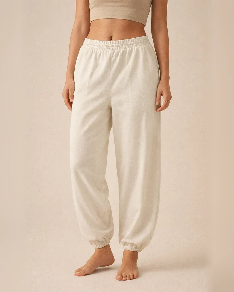 Women's Wide-Leg Pants Women's Casual Pants Casual Cotton Trousers | JRSEE:785ee67c-502c-4dd3-915a-f5103fec8b80