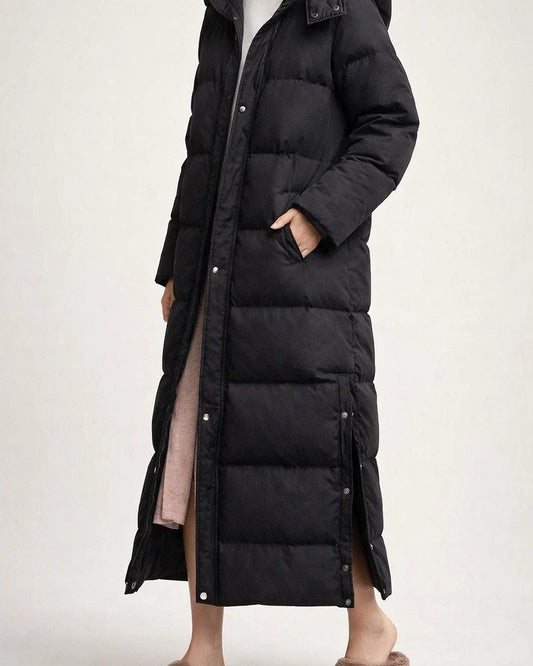 Women's Winter Jacket Puffer Jacket Coat Parka Street Daily Going out Winter Fall Long Coat Regular Fit Warm Breathable Casual Jacket Long Sleeve Solid Color Oversize White Black | JRSEE:4a4cc05c-b58b-4713-8f6c-38910e6ad1b9