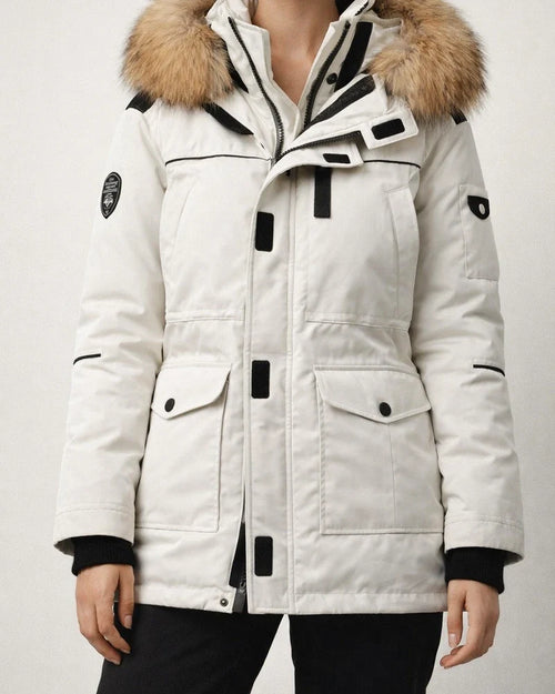Women's Winter Jacket Puffer Jacket Hoodie Jacket Street Daily Holiday Winter Fall Regular Coat Regular Fit Windproof Warm Casual Jacket Long Sleeve Solid Color with Pockets Creamy-white Red Wine | JRSEE:9ed6d678-b62a-42d0-b43f-c843a261c98f