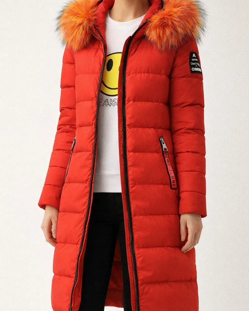 Women's Winter Jacket Puffer Jacket Hoodie Jacket Street Daily Valentine's Day Winter Fall Long Coat Regular Fit Windproof Warm Casual Jacket Long Sleeve Solid Color Full Zip ArmyGreen caramel Red | JRSEE:1c3e2ede-5e8f-4f2c-b258-b5acf1ec64d4