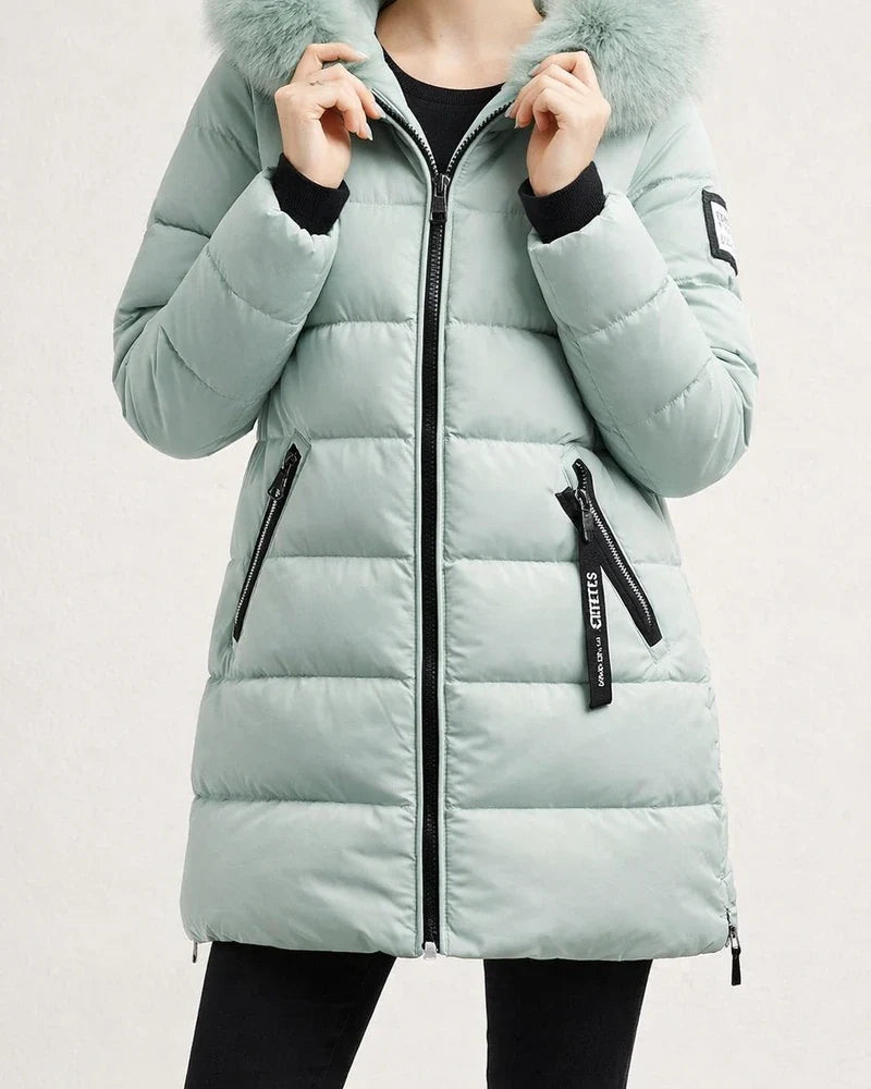 Women's Winter Jacket Puffer Jacket Parka Hoodie Jacket Street Daily Valentine's Day Winter Fall Regular Coat Regular Fit Warm Breathable Streetwear Casual St. Patrick's Day Jacket Long Sleeve Solid | JRSEE:c0d4a3e8-205a-4860-a812-28dfcc4dd87c