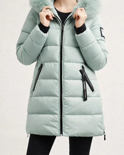 Women's Winter Jacket Puffer Jacket Parka Hoodie Jacket Street Daily Valentine's Day Winter Fall Regular Coat Regular Fit Warm Breathable Streetwear Casual St. Patrick's Day Jacket Long Sleeve Solid | JRSEE:c0d4a3e8-205a-4860-a812-28dfcc4dd87c