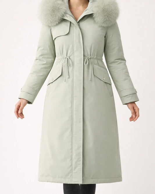 Women's Winter Jacket Winter Coat Coat Parka Outdoor Street Daily Winter Fall Long Coat Regular Fit Adjustable Windproof Warm Breathable Streetwear Embroidery Casual Jacket Long Sleeve Solid Color | JRSEE:cce81742-741f-415c-9723-7e103e67768e
