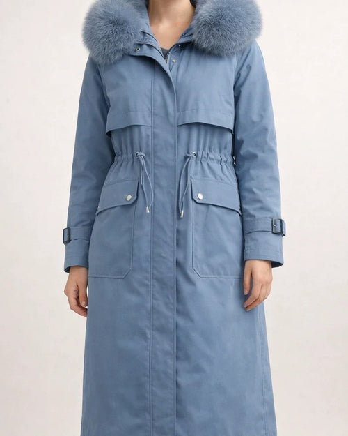 Women's Winter Jacket Winter Coat Coat Parka Outdoor Street Daily Winter Fall Long Coat Regular Fit Adjustable Windproof Warm Breathable Streetwear Embroidery Casual Jacket Long Sleeve Solid Color | JRSEE:b4ed55b3-4abb-46e0-b038-6e7b915527a0