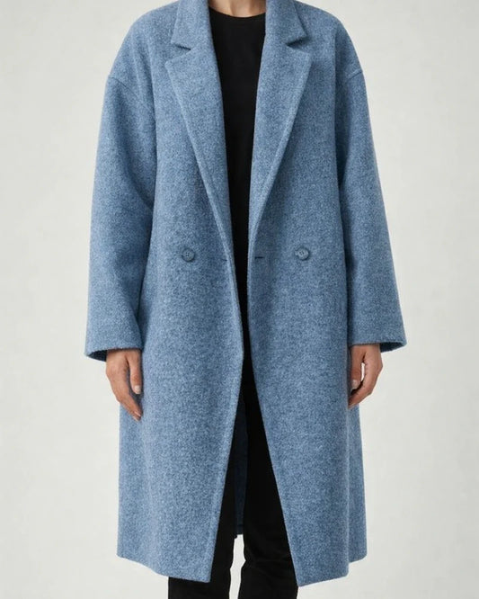 Women's Winter Long Tweed Trench Coat Jacket Suit Collar Jacket | JRSEE:256adea7-1899-452d-9db4-f303630f1fee