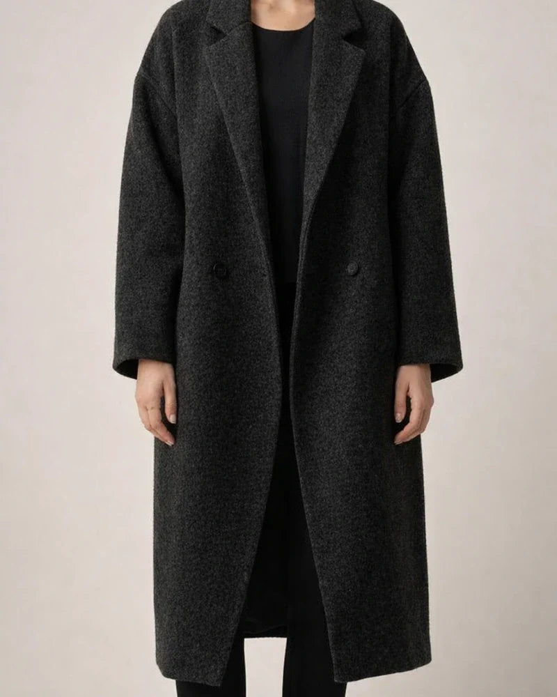 Women's Winter Long Tweed Trench Coat Jacket Suit Collar Jacket | JRSEE:5117f99f-dea1-430d-88d2-61d6cff9a446