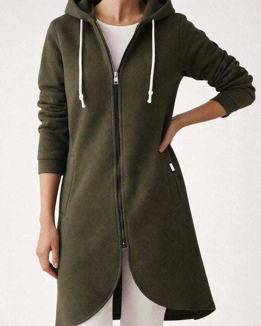 Women's Zip Hoodie Sweatshirt Streetwear Pullover Sherpa Fleece Pocket Zip Up Black Pink Red Solid Color Street Hoodie Long Sleeve Fleece / Fleece lined | JRSEE:8e6e846a-3ec1-4756-9263-a75834642c7d