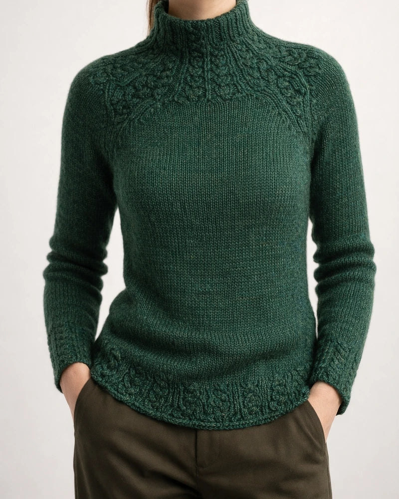 Women Turtleneck Cotton-Blend Vintage Shirts & Tops | JRSEE:234ef8ff-f9f8-46bc-af02-ee654bde4b1e