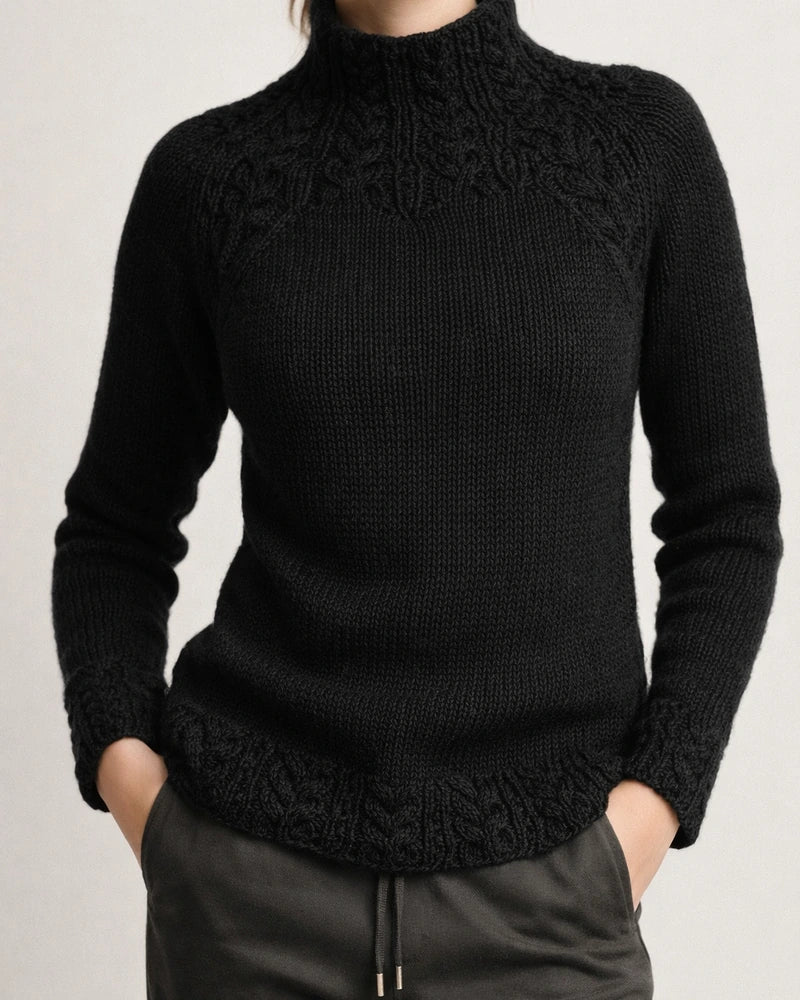 Women Turtleneck Cotton-Blend Vintage Shirts & Tops | JRSEE:f8998801-dda3-4d06-8371-b9f56fe98a22