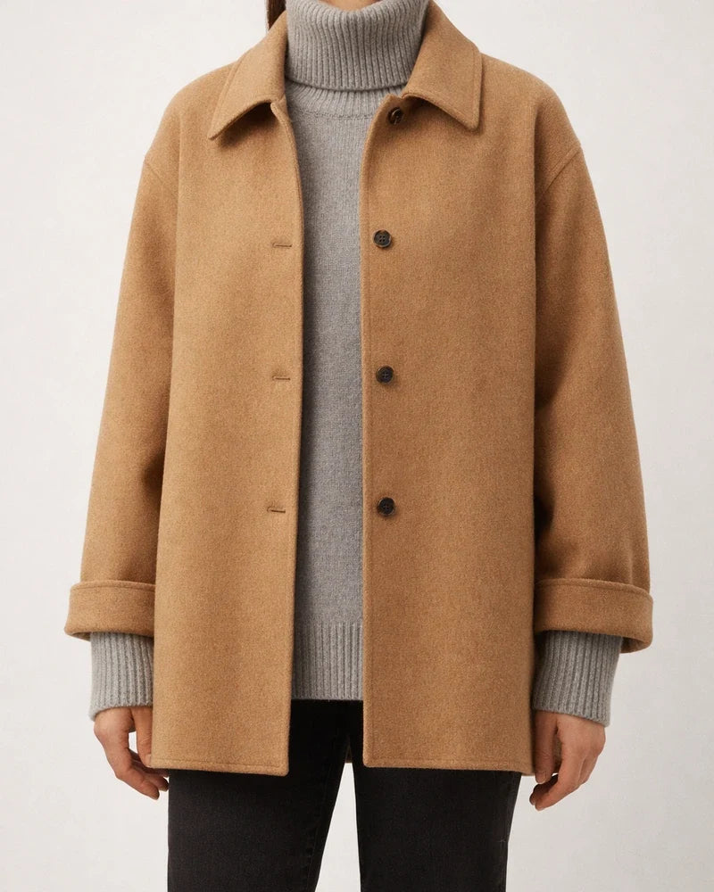 Wool Long Thick Popular Woolen Coat Women | JRSEE:aa9ed335-dd25-401b-8479-89a1669a6063