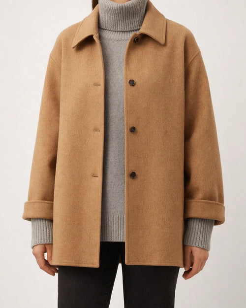 Wool Long Thick Popular Woolen Coat Women | JRSEE:aa9ed335-dd25-401b-8479-89a1669a6063