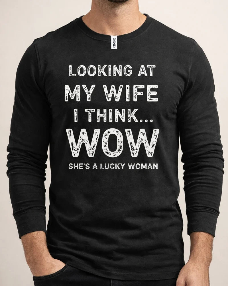 WOW Men's Cotton Trend Loose Bottoming Shirt | JRSEE:4f981fdf-f3af-45a2-80b8-e347fd24ba6b